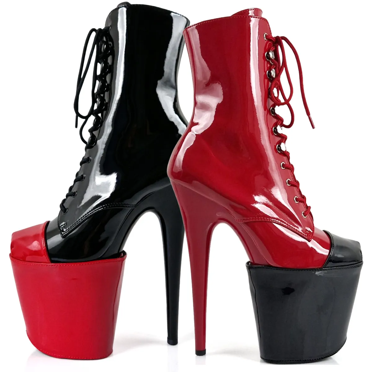 8" | Pleaser Shoe Protectors Rood