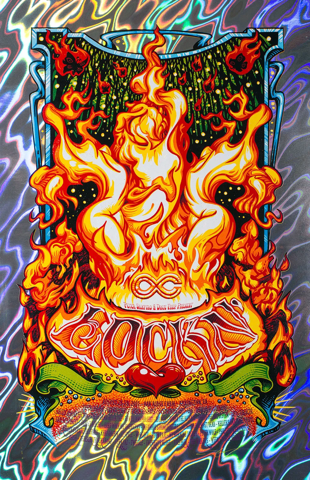 AJ Masthay "Lockn' Music Festival - Sirens Song" Lava Foil