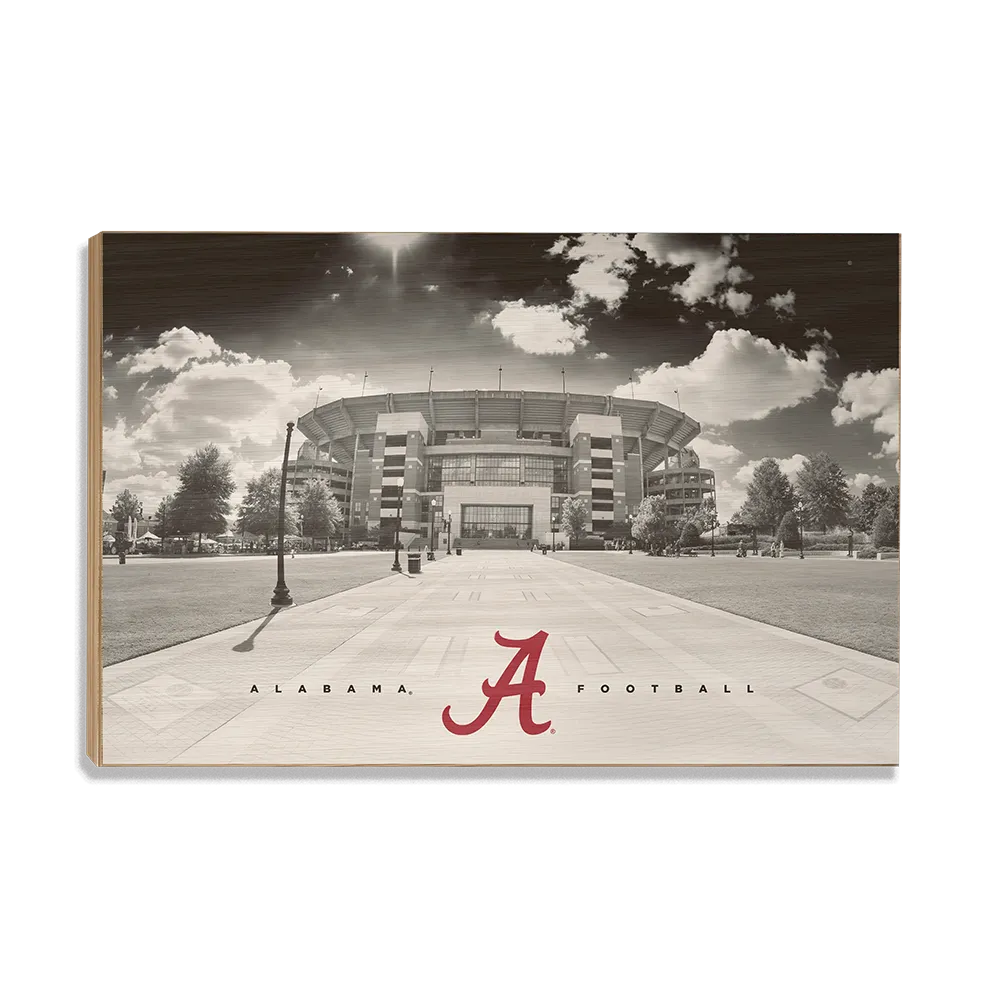 Alabama Crimson Tide - Bryant-Denny B&W