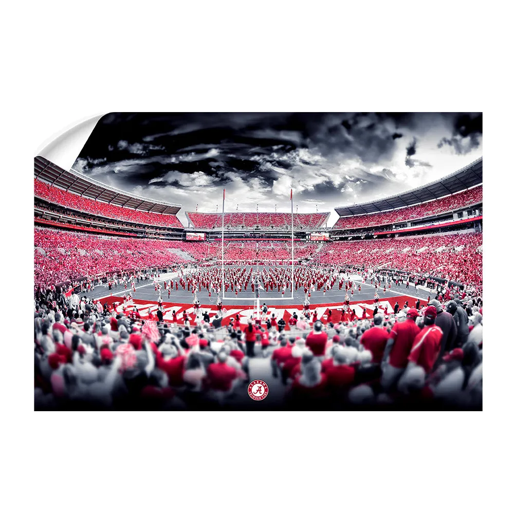 Alabama Crimson Tide - Bryant-Denny Monochrome