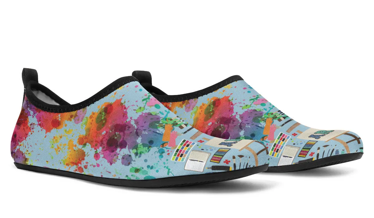 Art Teacher Aqua Barefoot Shoes