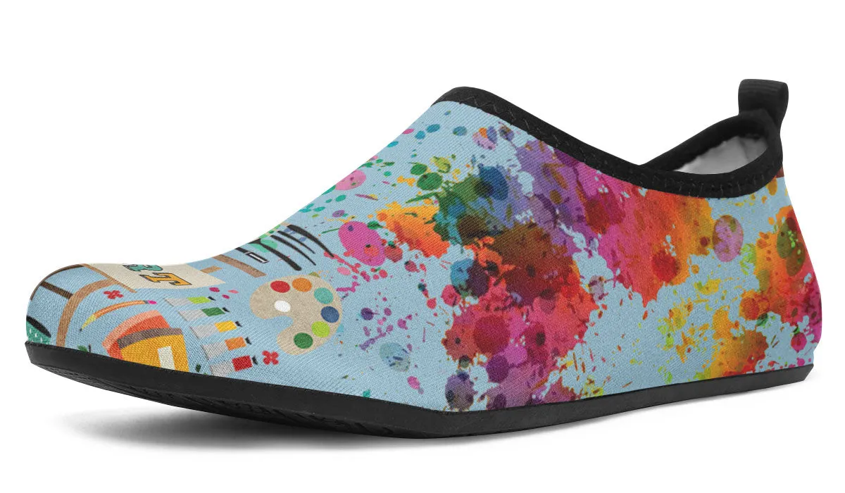 Art Teacher Aqua Barefoot Shoes