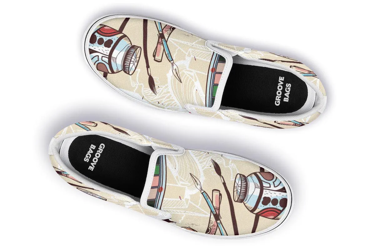 Artistic Tools Slip-On Shoes