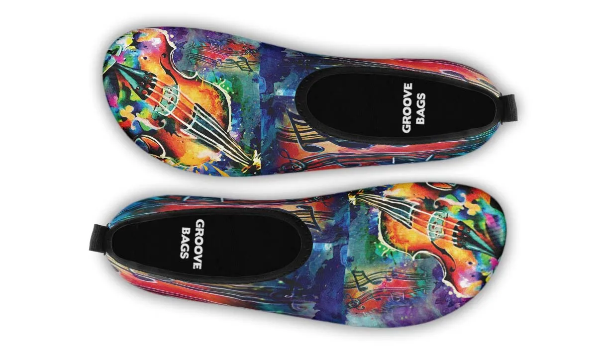 Artistic Violin Aqua Barefoot Shoes