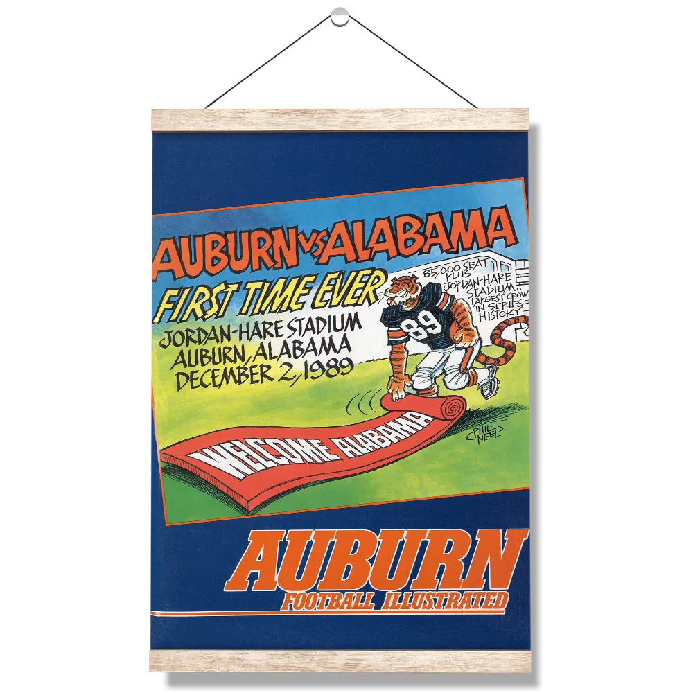 Auburn Tigers - Vintage Auburn vs Alabama-First Time Ever Jordan Hare 12.2.89