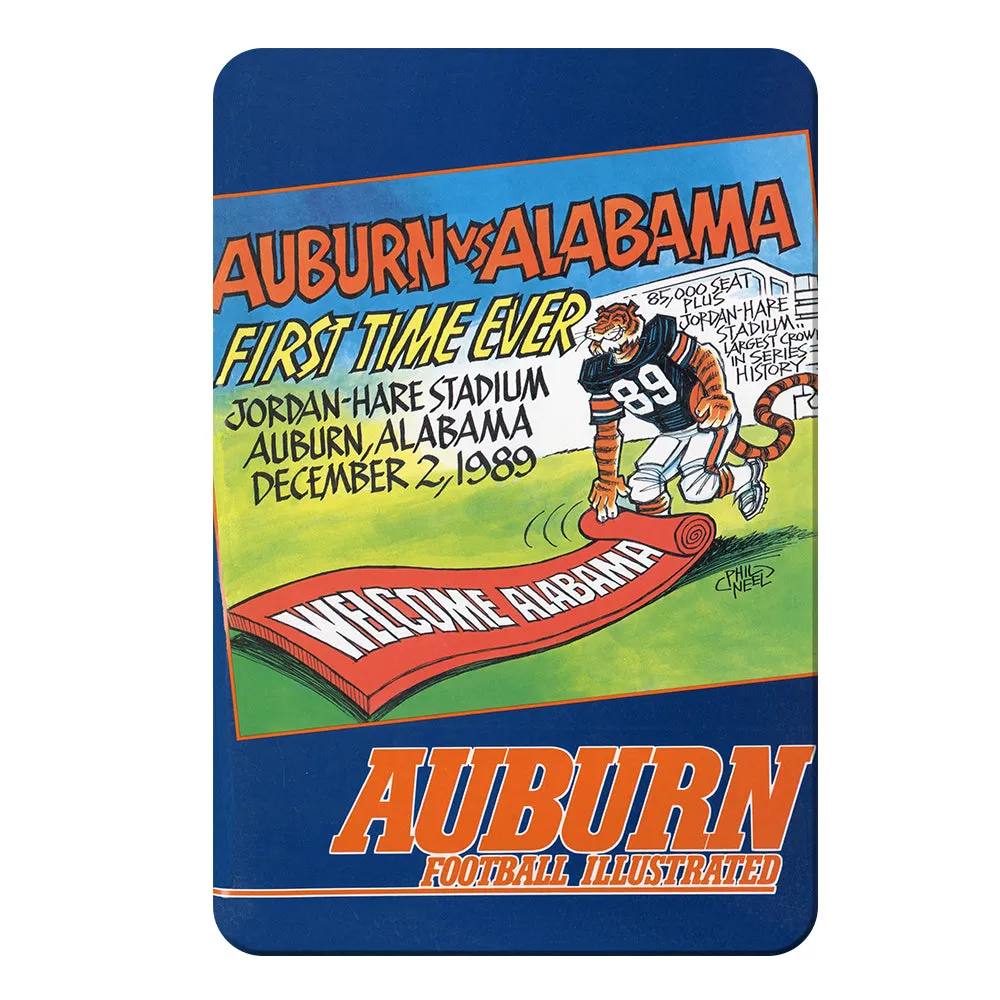 Auburn Tigers - Vintage Auburn vs Alabama-First Time Ever Jordan Hare 12.2.89