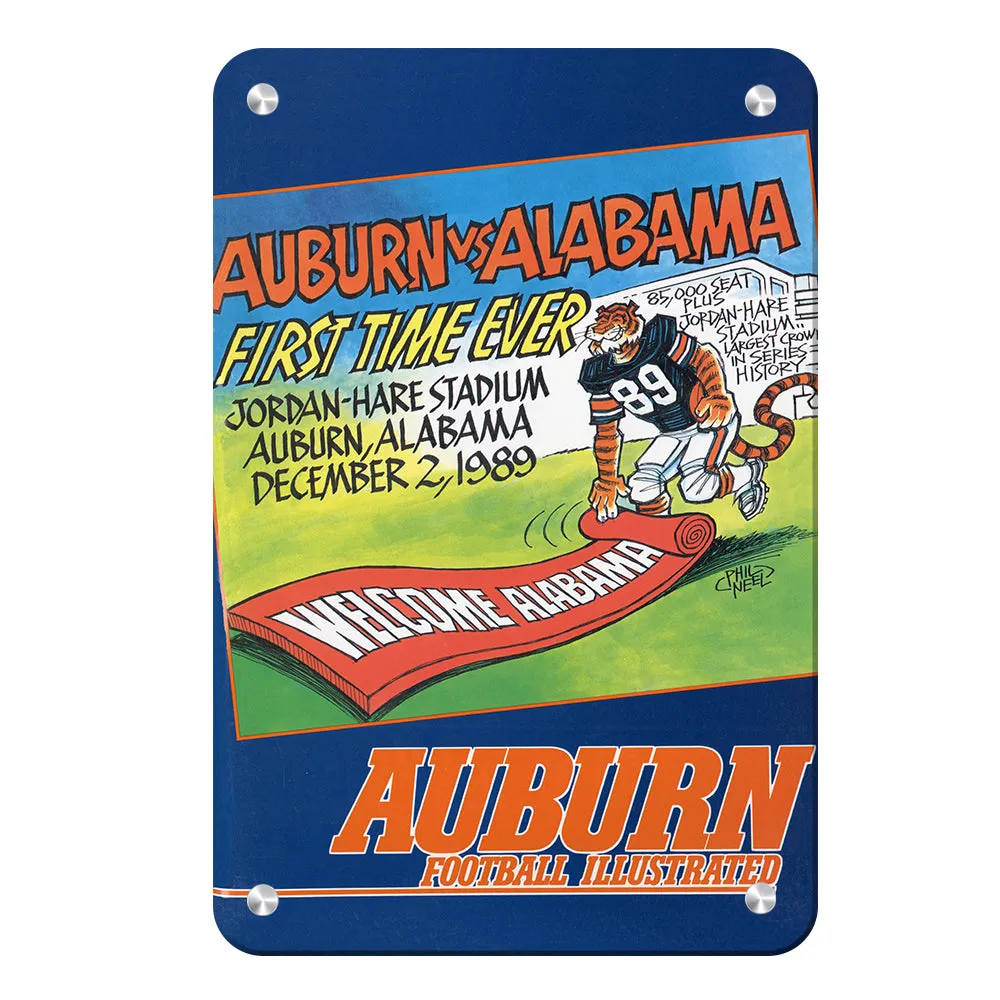 Auburn Tigers - Vintage Auburn vs Alabama-First Time Ever Jordan Hare 12.2.89