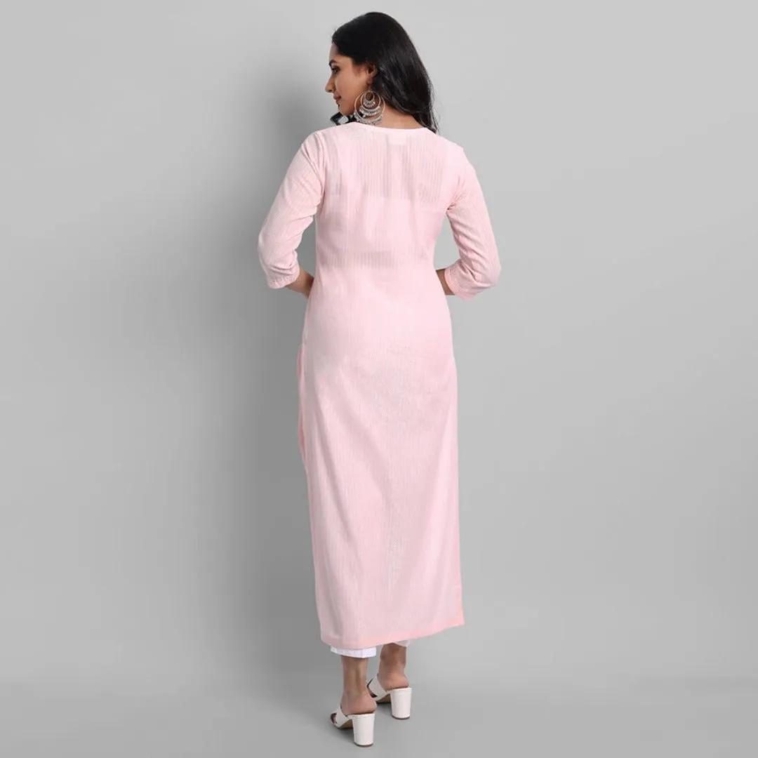 Baby Pink Samara Kurta