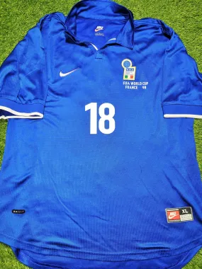 Baggio Italy Nike 1998 WORLD CUP Home Soccer Jersey Shirt XL