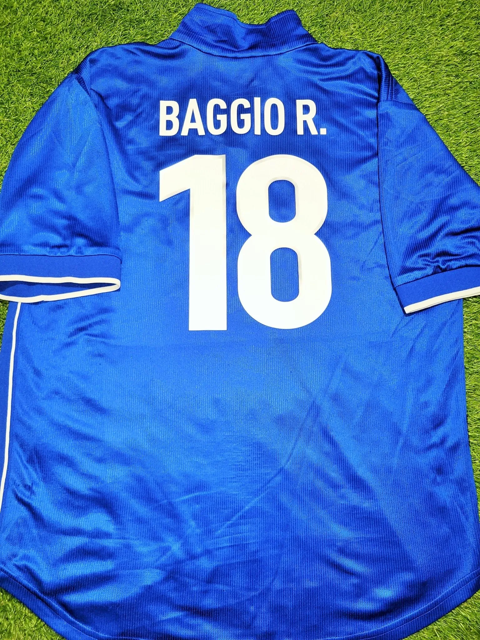 Baggio Italy Nike 1998 WORLD CUP Home Soccer Jersey Shirt XL