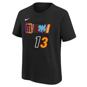 Bam Adebayo Nike Miami HEAT Mashup Name & Number Youth Tee