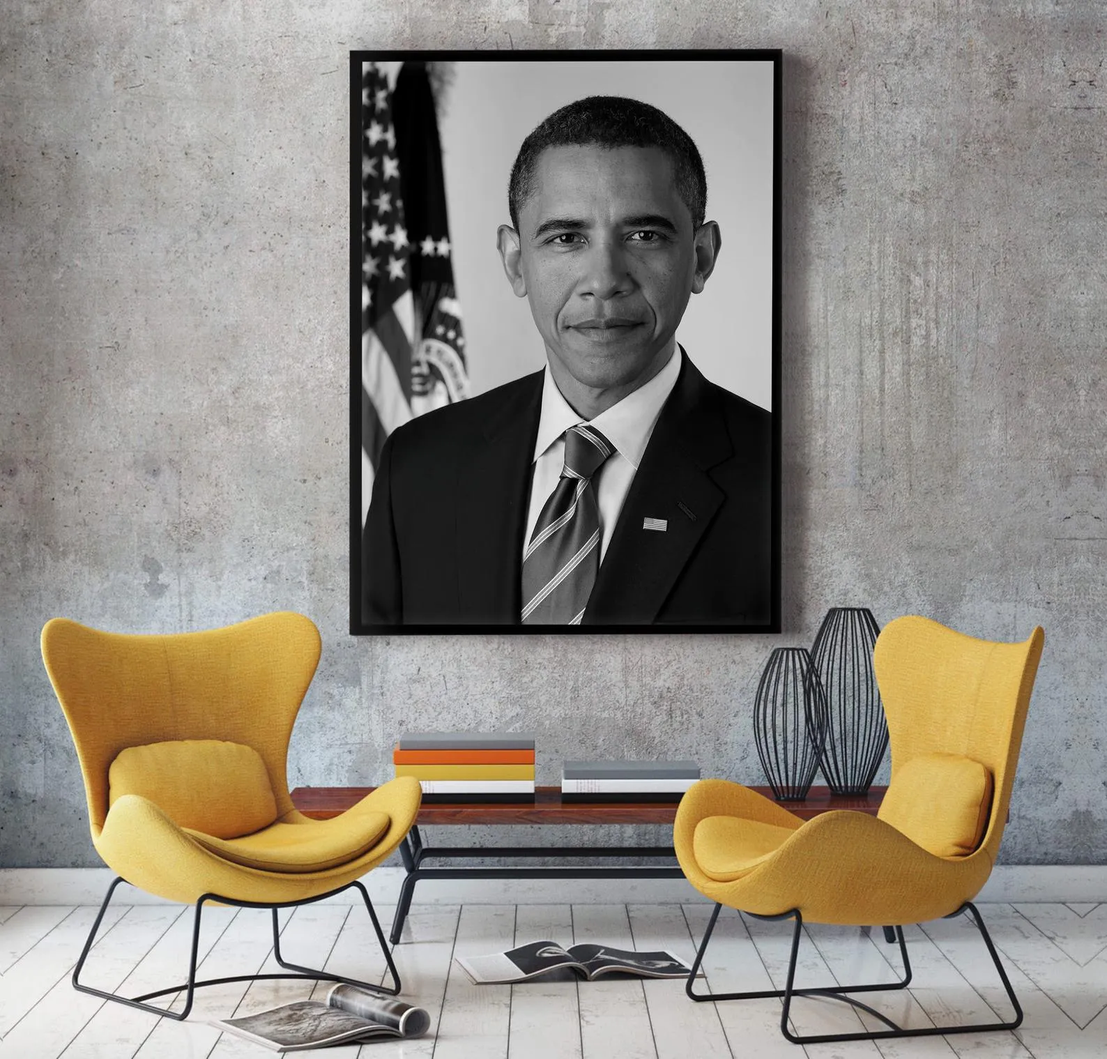 Barack Obama Poster, Obama Art, President Poster, Joe Biden Print, Home Decor, Wall Art, Custom Poster, Canvas Poster, Rolled Canvas