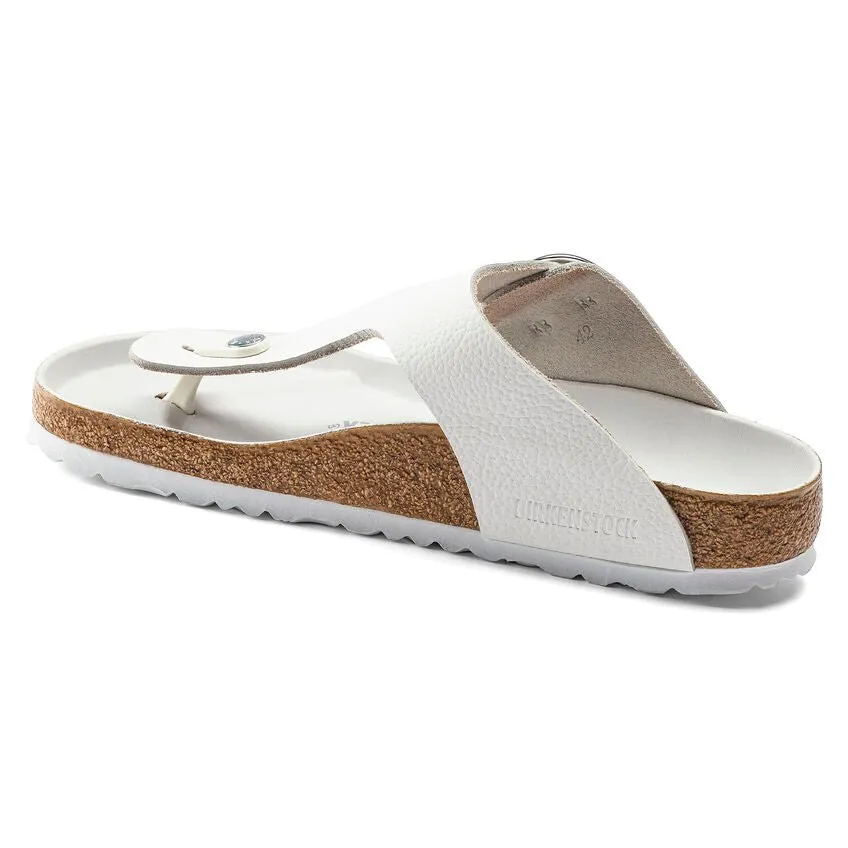 Birkenstock Women's Gizeh Big Buckle - White Leather