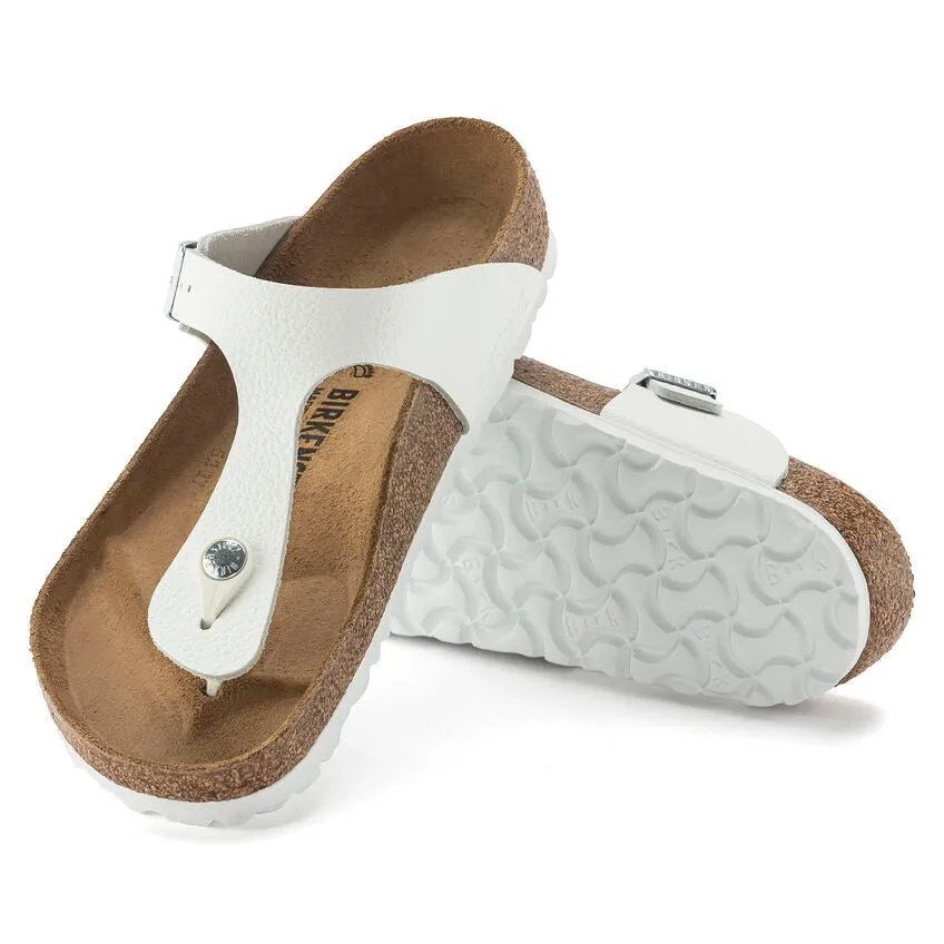 Birkenstock Women's Gizeh - White Leather