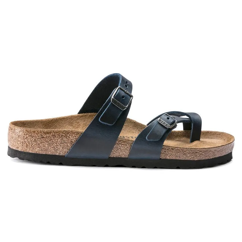 Birkenstock Women's Mayari - Blue Oiled Leather