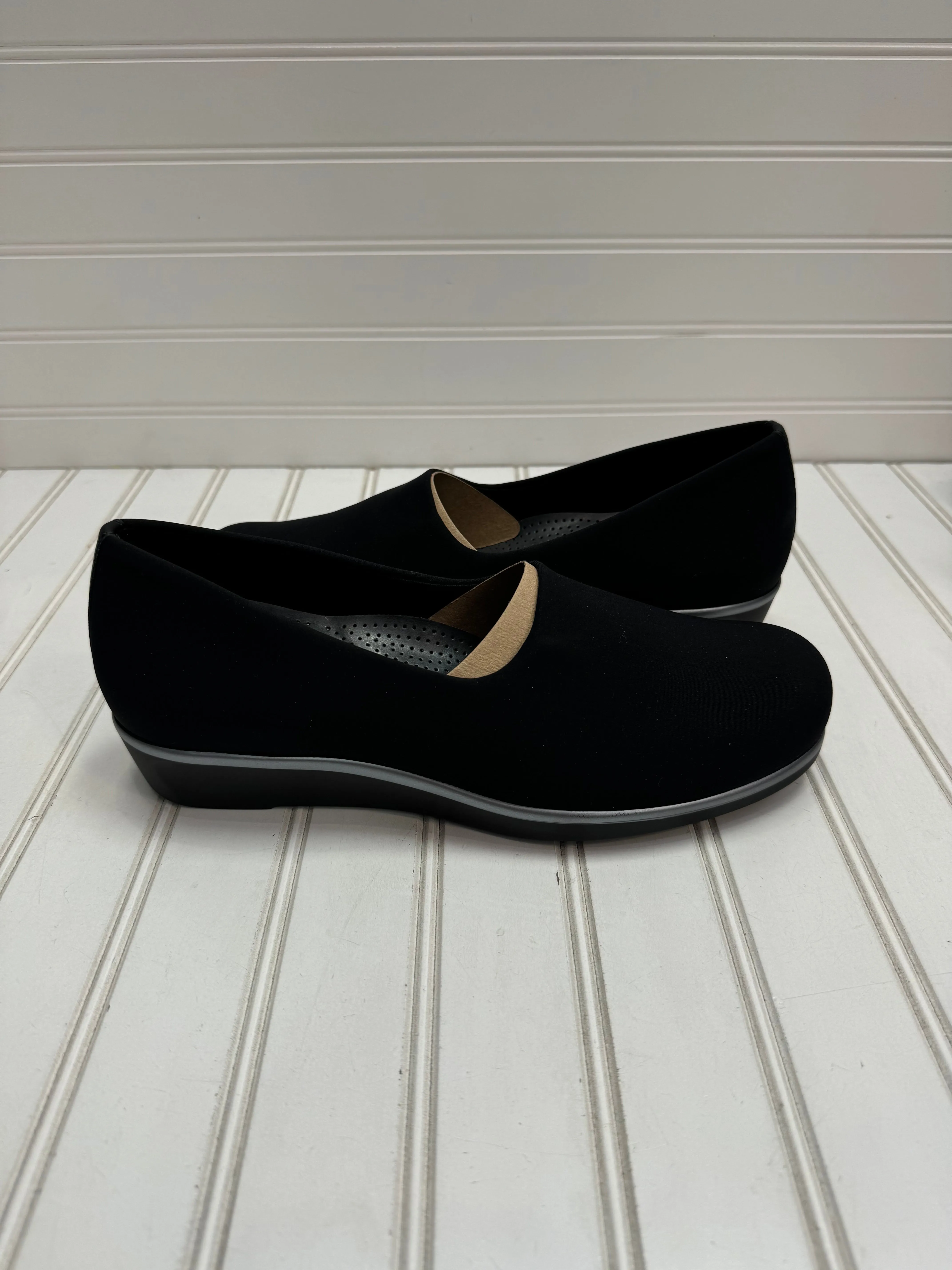 Black Shoes Heels Wedge Sas, Size 9.5