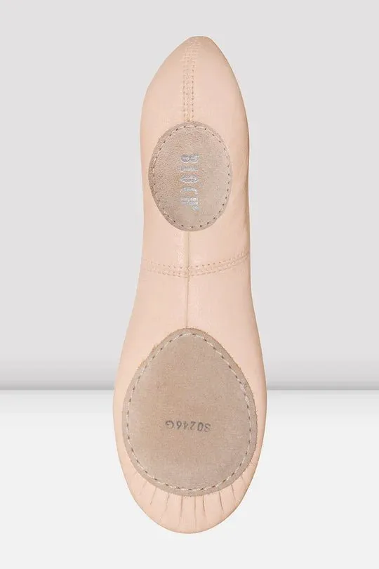 BLOCH S0246G CHILDRENS ODETTE PINK LEATHER BALLET SHOE