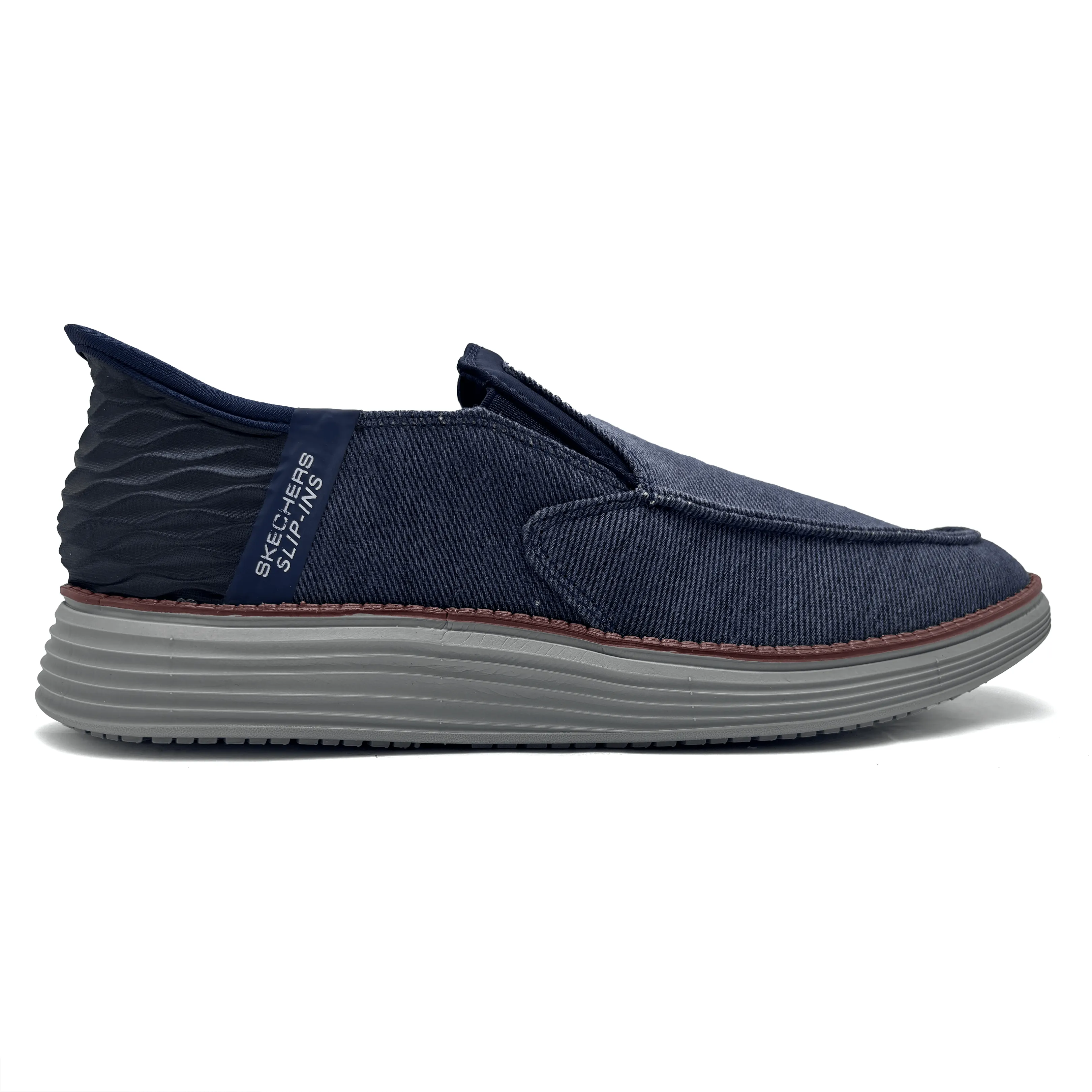 Blue Casual Slip On