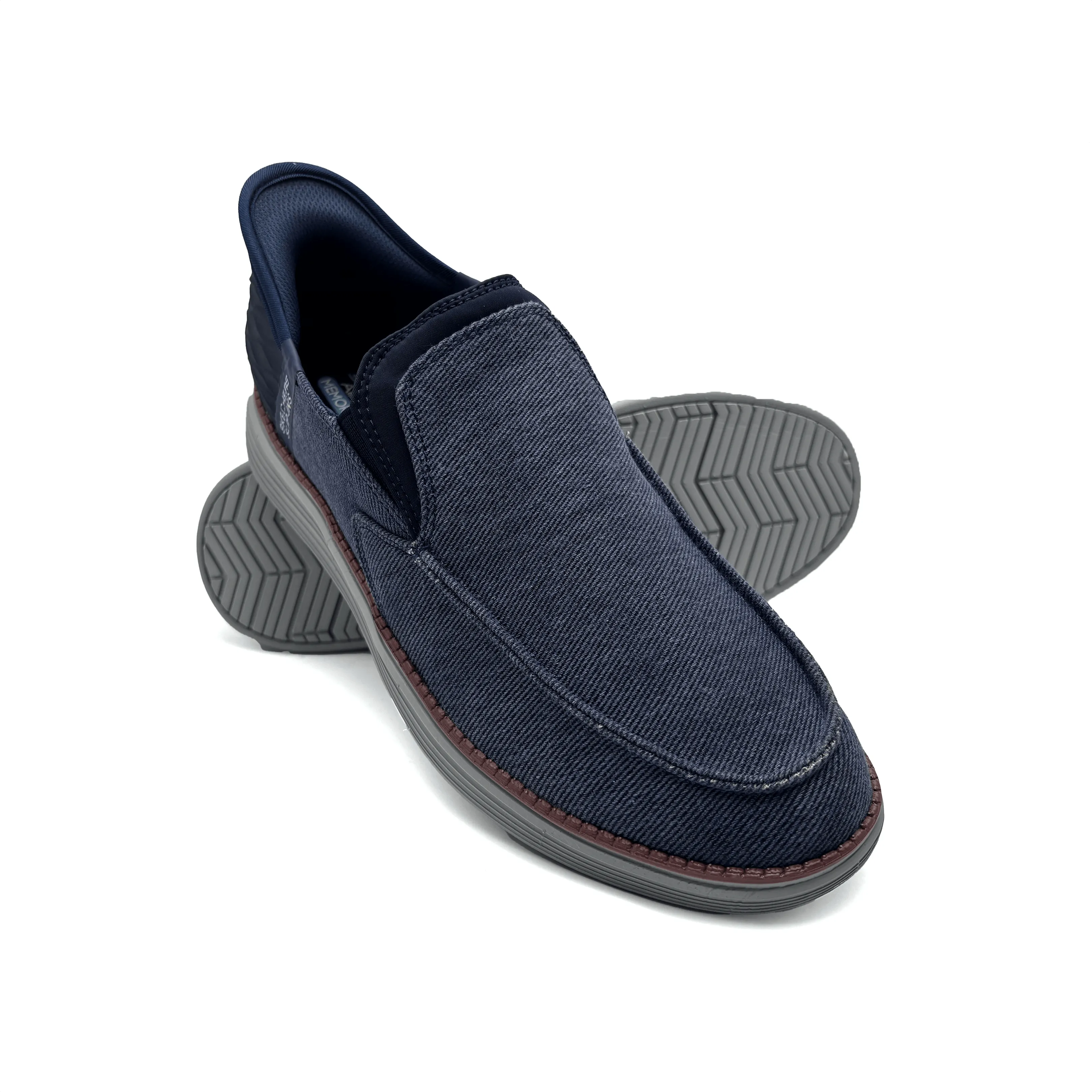 Blue Casual Slip On