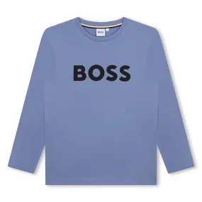 Boys Logo Long Sleeve Shirt