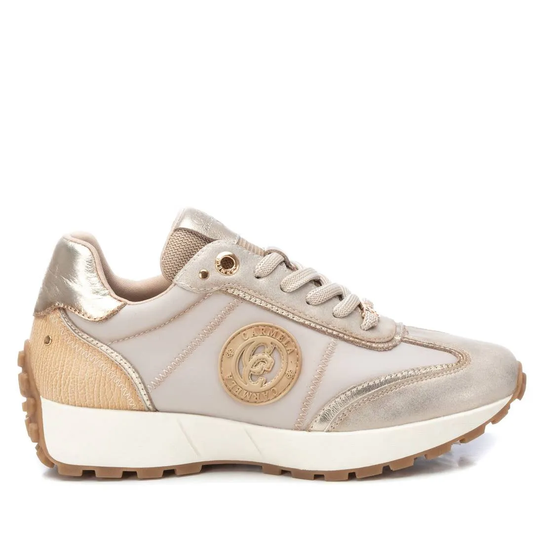 Carmela Cream Gold Trainer 161817