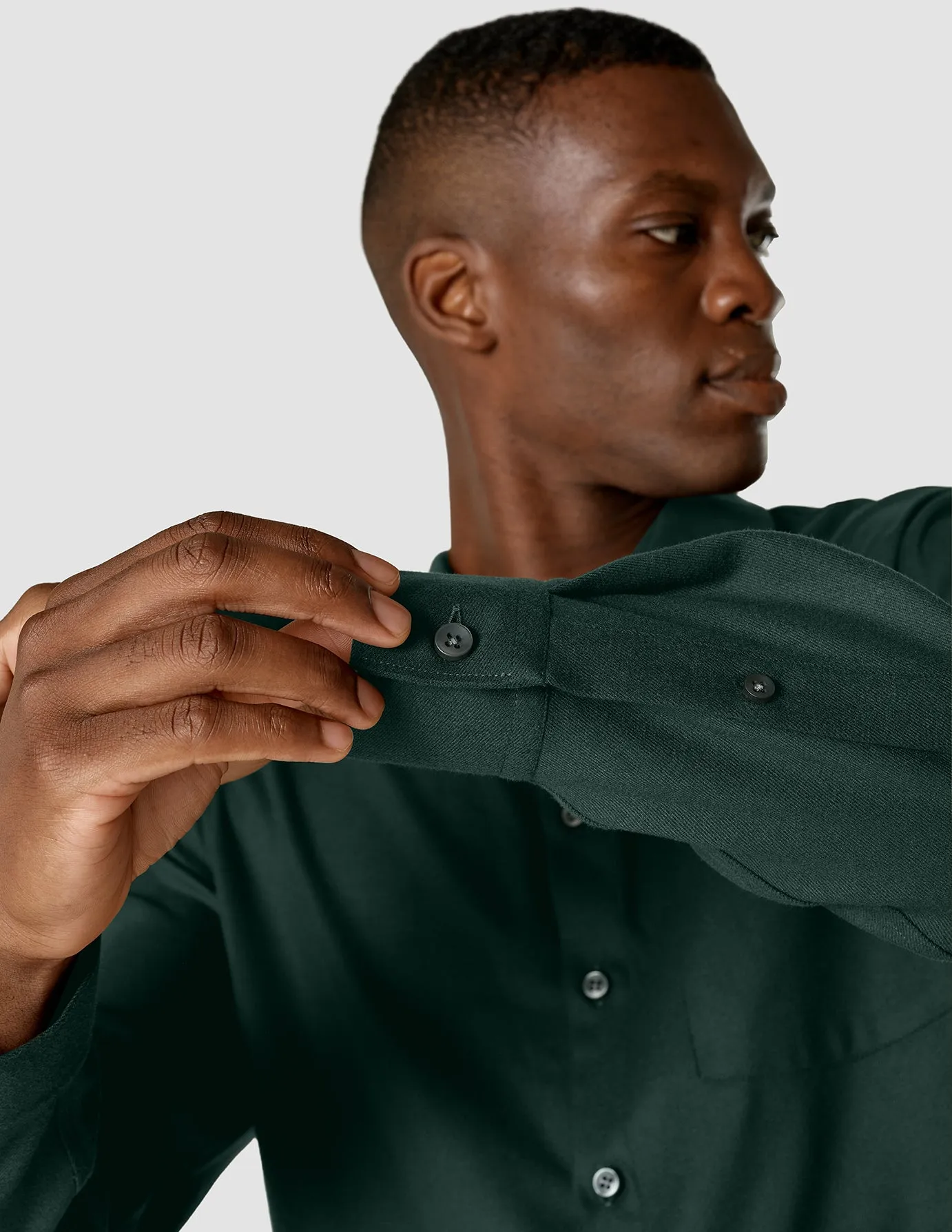 Casual Shirt Forest Green