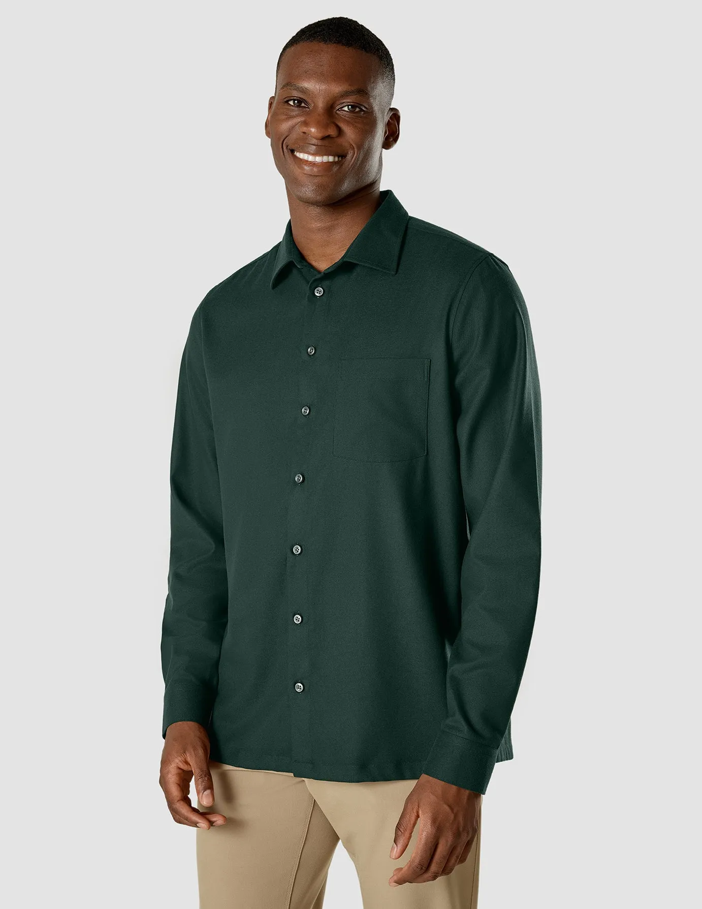 Casual Shirt Forest Green