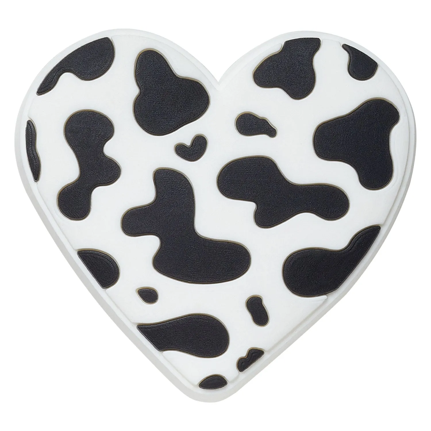 Cow Print Heart Jibbitz