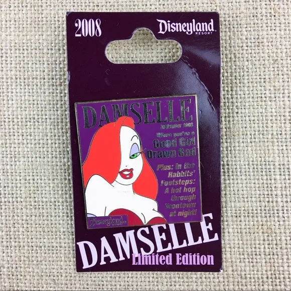 Disney Damselle Jessica Rabbit Magazine LE Pin