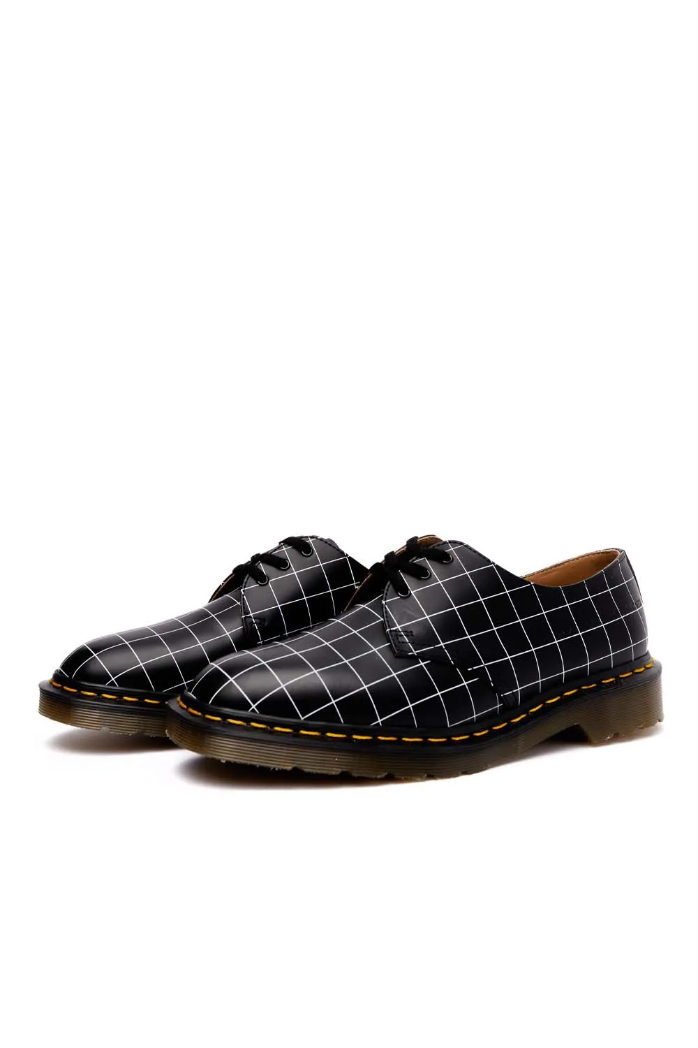 Dr. Martens x Undercover Mens 1461 Check Smooth Shoes 'Black'