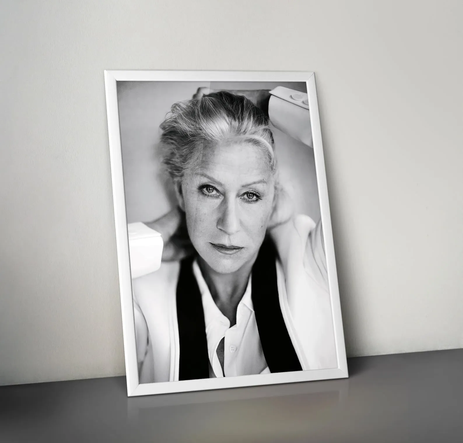 Helen Mirren Poster, Movie Poster, Roy Scheider Art, Home Decor, Wall Art, Custom Poster, Canvas Poster, Rolled Canvas, Home Decoration