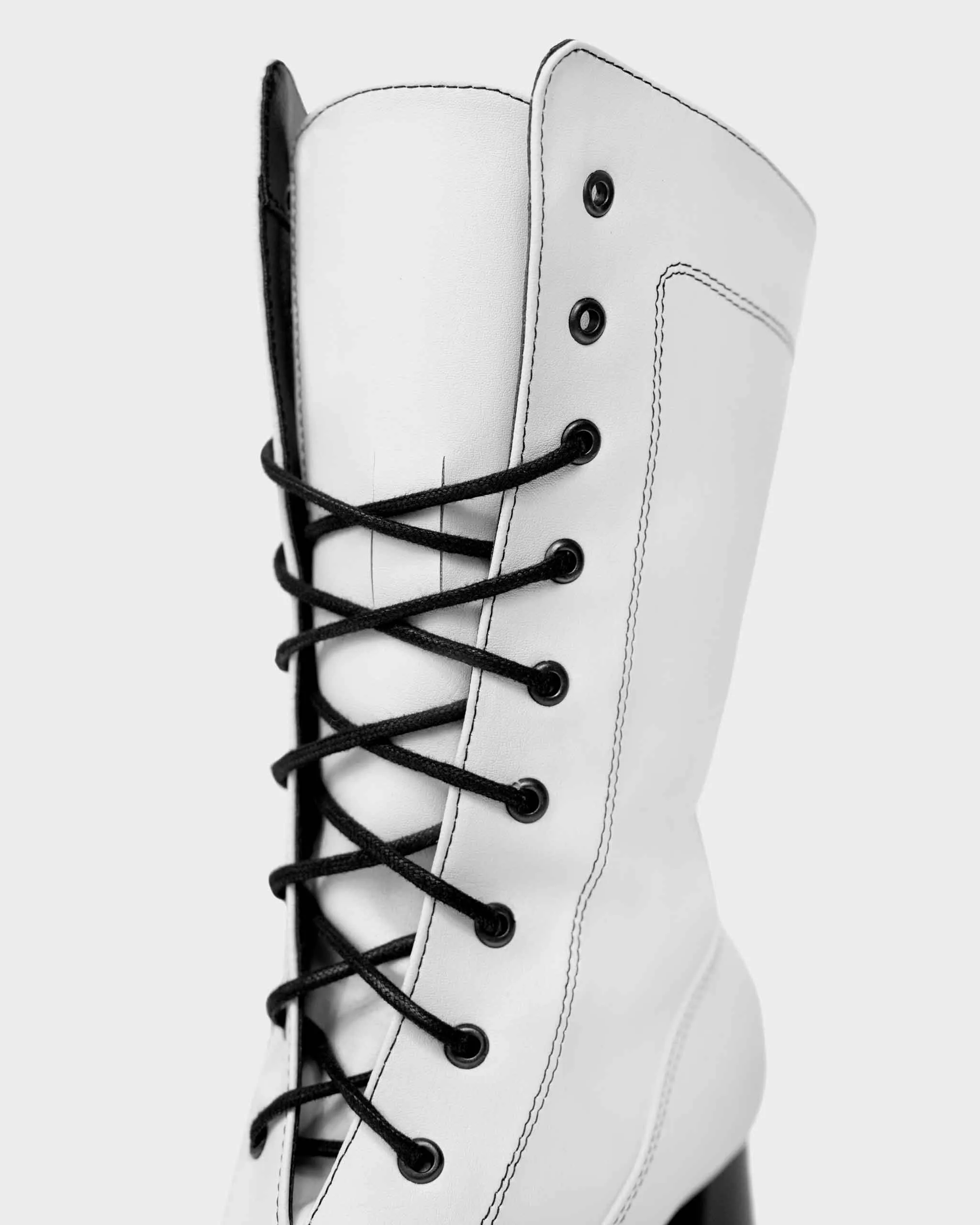 High Boots White cactus leather boots