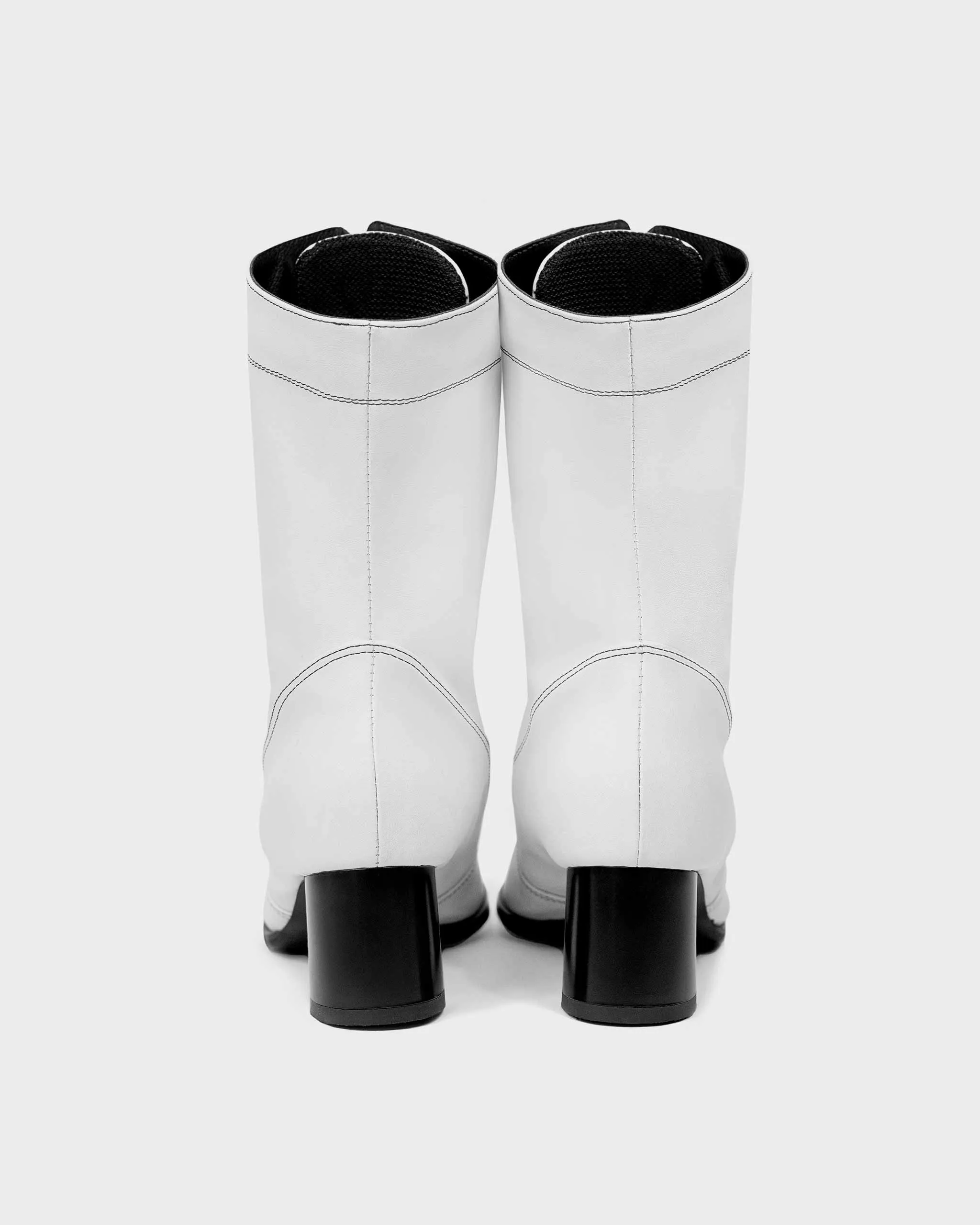 High Boots White cactus leather boots