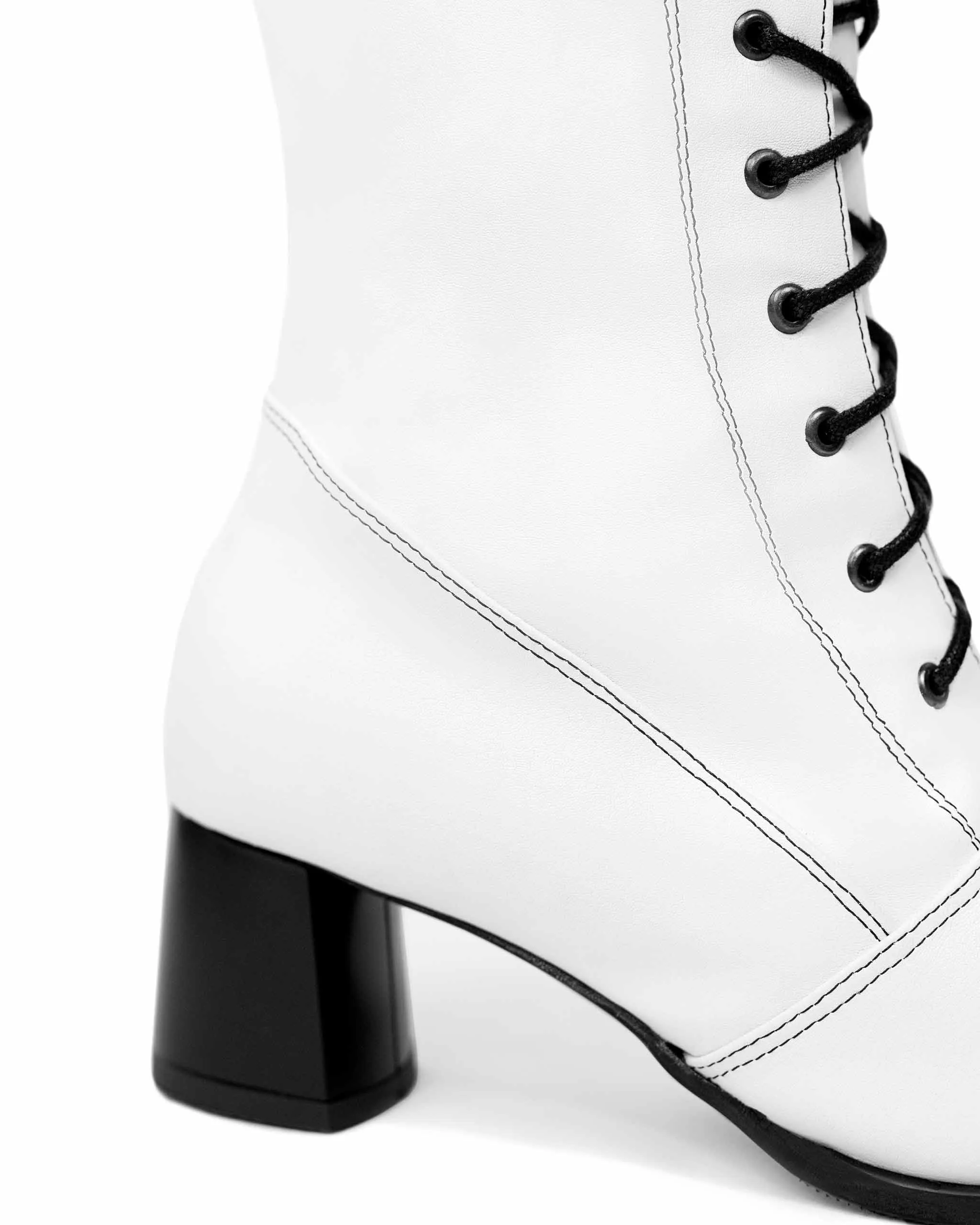 High Boots White cactus leather boots