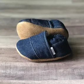 Infant Denim Angled Moccasins