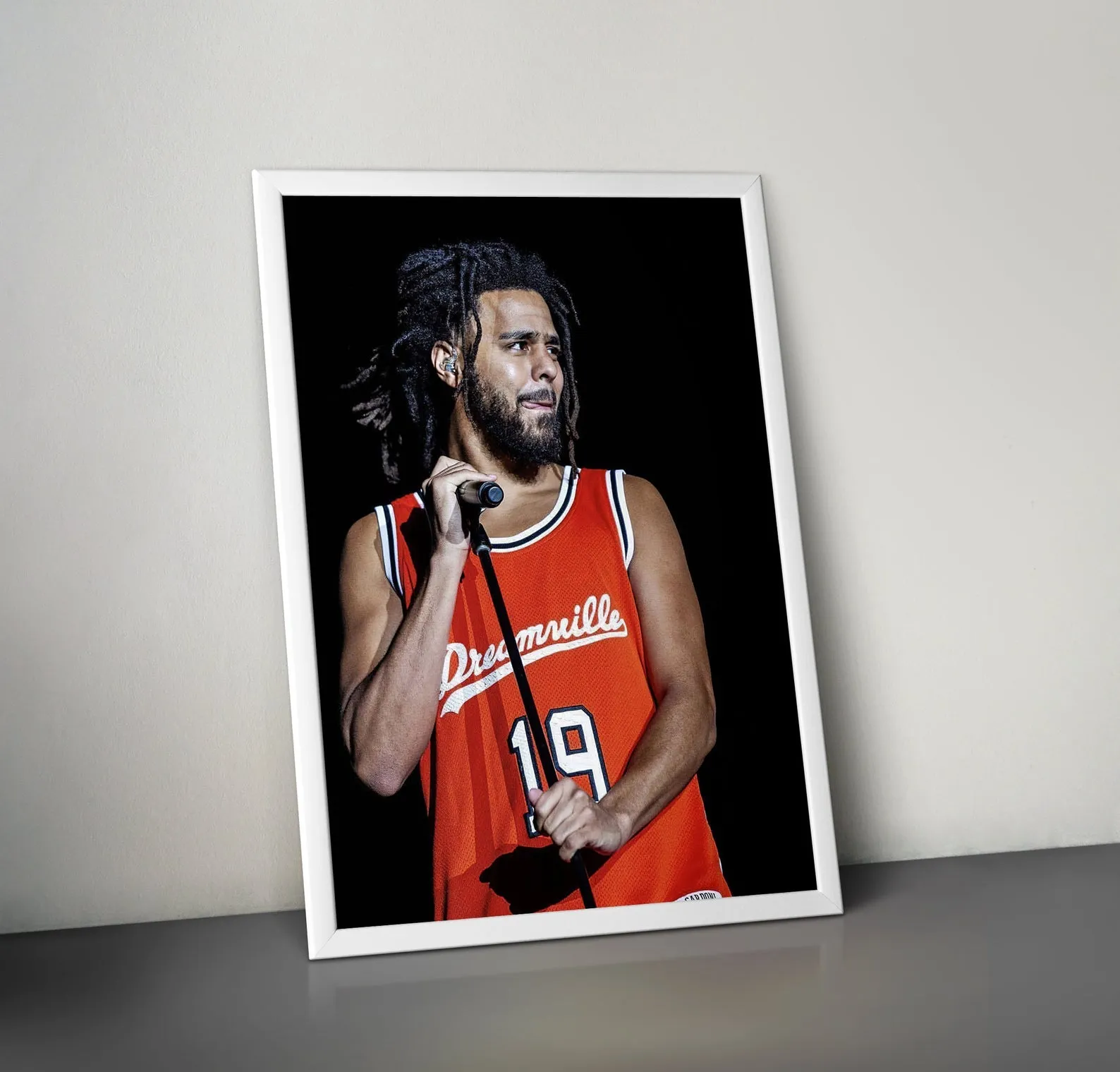 J Cole Poster, Dreamville Art, Music Poster, Hip Hop Print, Rap Home Decor, Rapper Wall Art, Custom Poster, Canvas Poster, Rolled Canvas