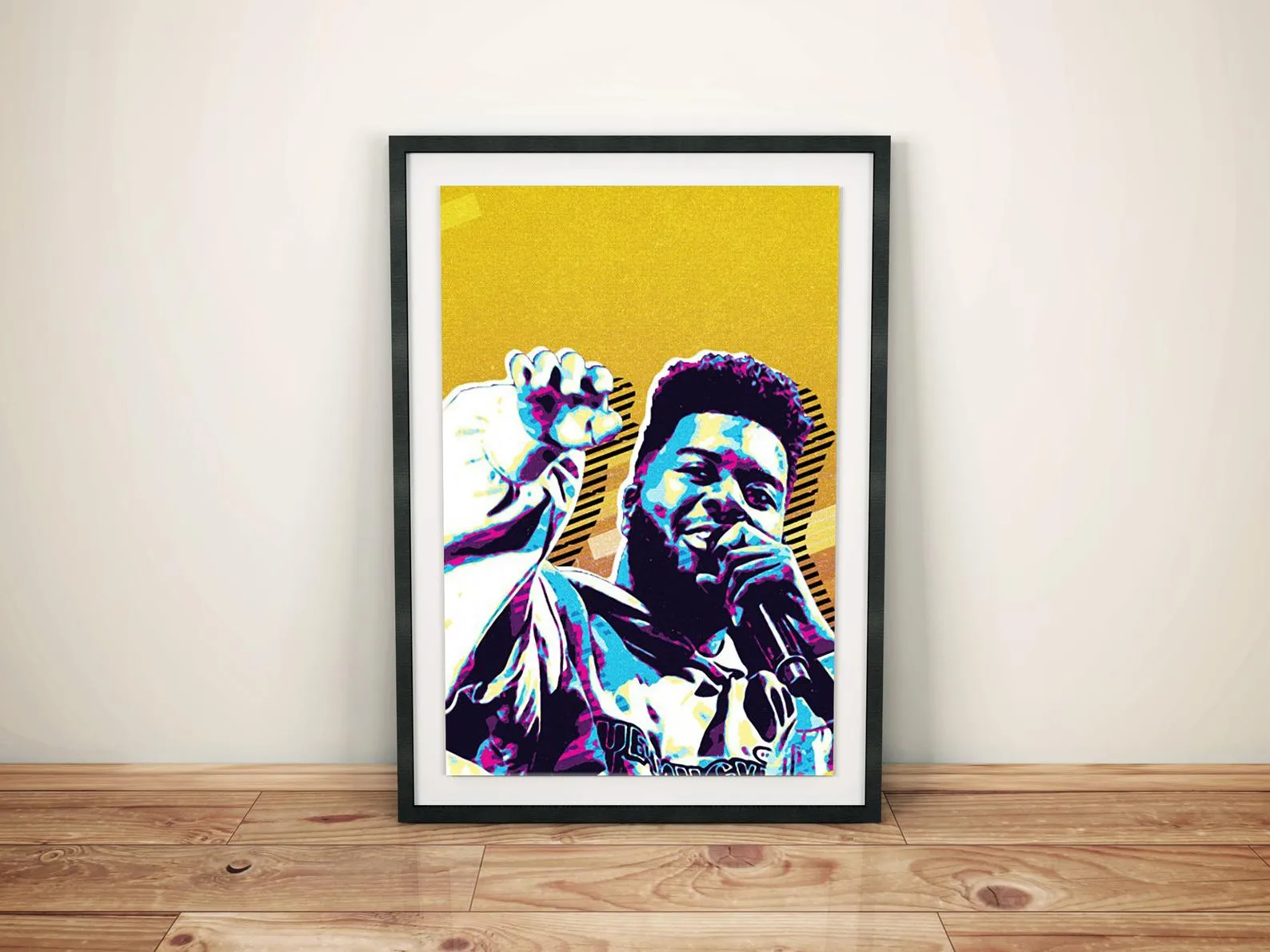 Khalid Custom Printing, Home Decor, Wall Hanging, Custom Music Canvas, Khalid Home Decor, Singer Canvas Rolls