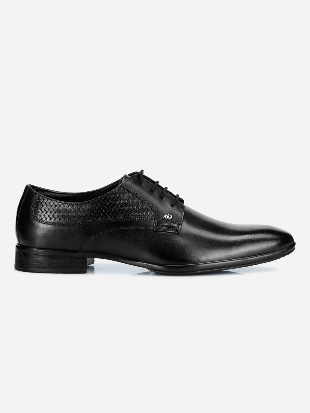 Men's Black Regular Toe Formal Lace Up (ID2168)