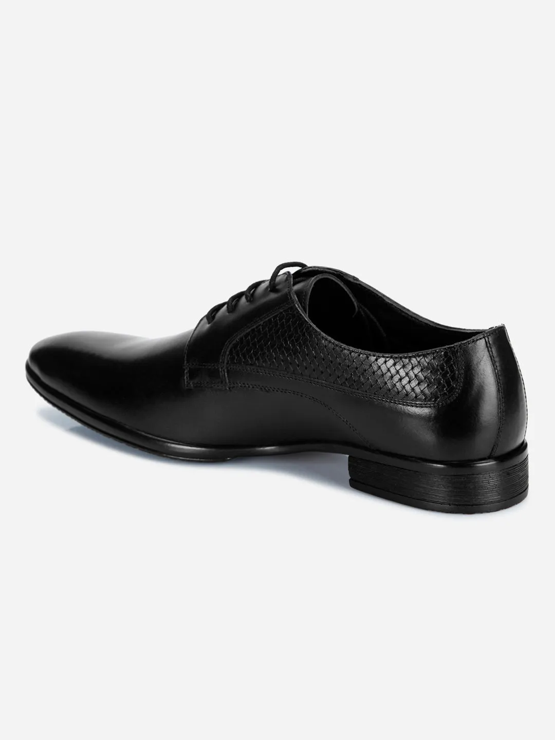 Men's Black Regular Toe Formal Lace Up (ID2168)