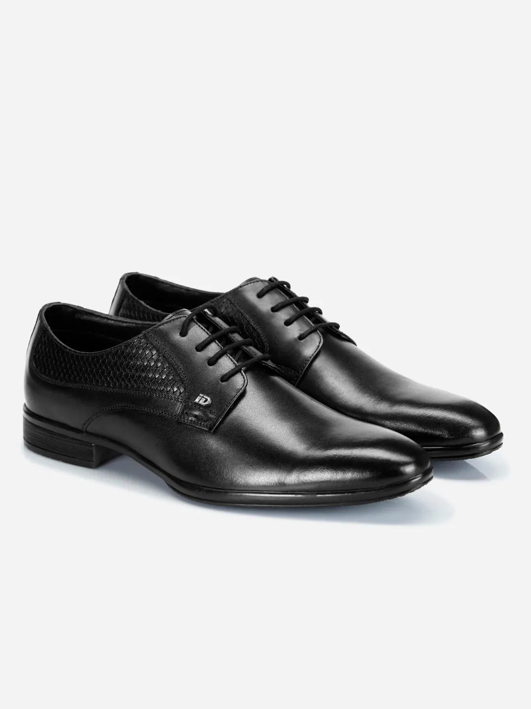 Men's Black Regular Toe Formal Lace Up (ID2168)