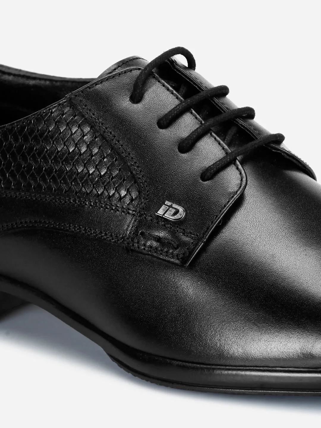 Men's Black Regular Toe Formal Lace Up (ID2168)