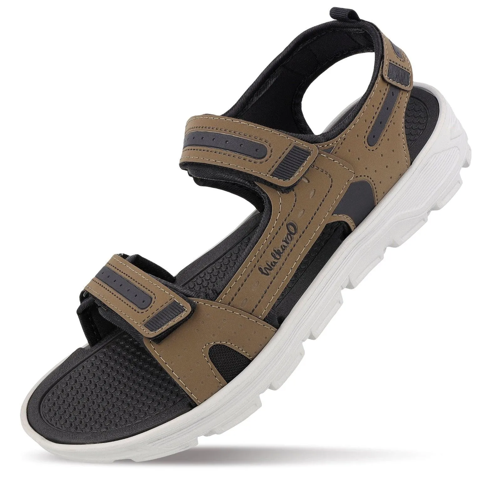 Sure! Heres an optimized title for your product:

Comfortable Mens Khaki Outdoor Sports Sandal - WC4452