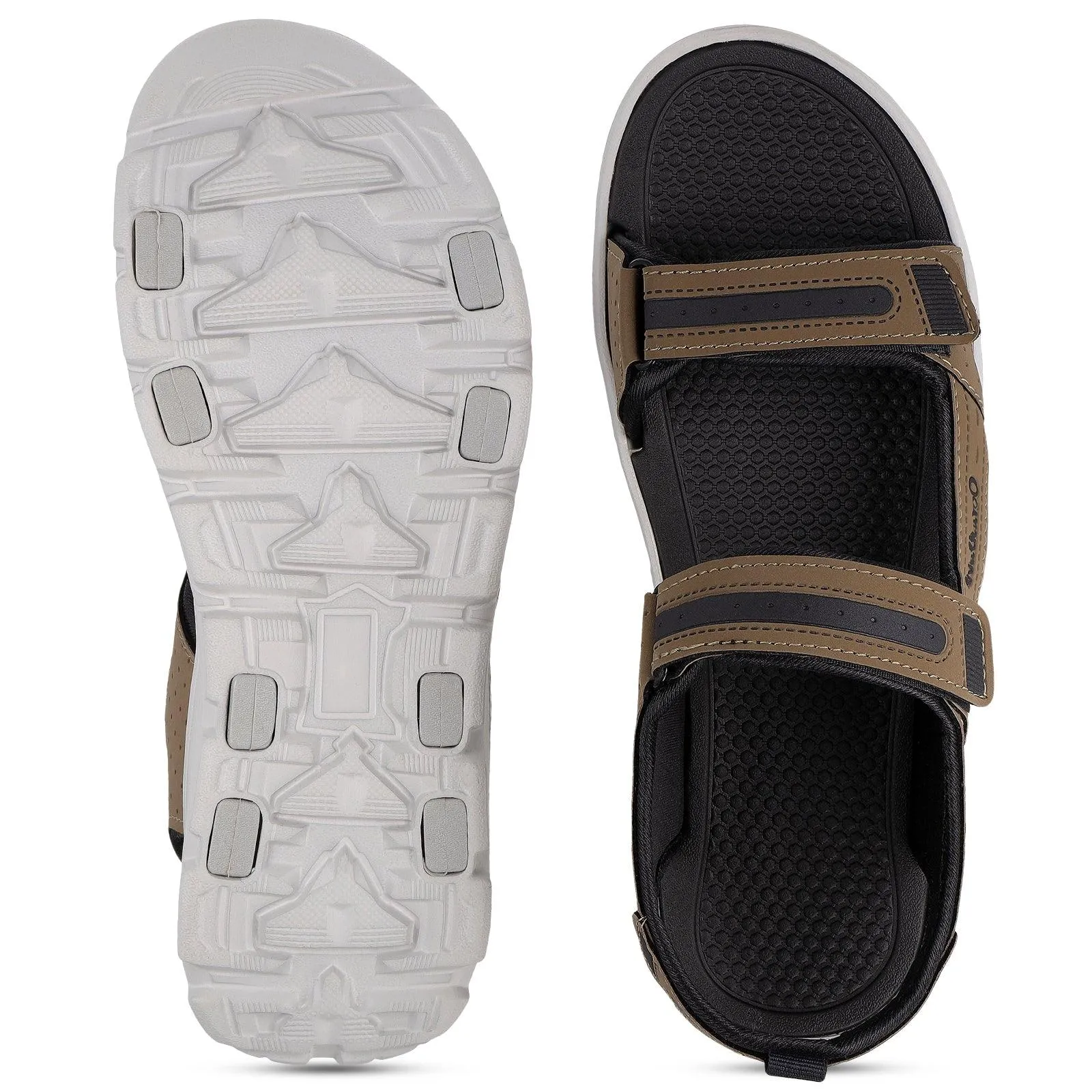 Sure! Heres an optimized title for your product:

Comfortable Mens Khaki Outdoor Sports Sandal - WC4452