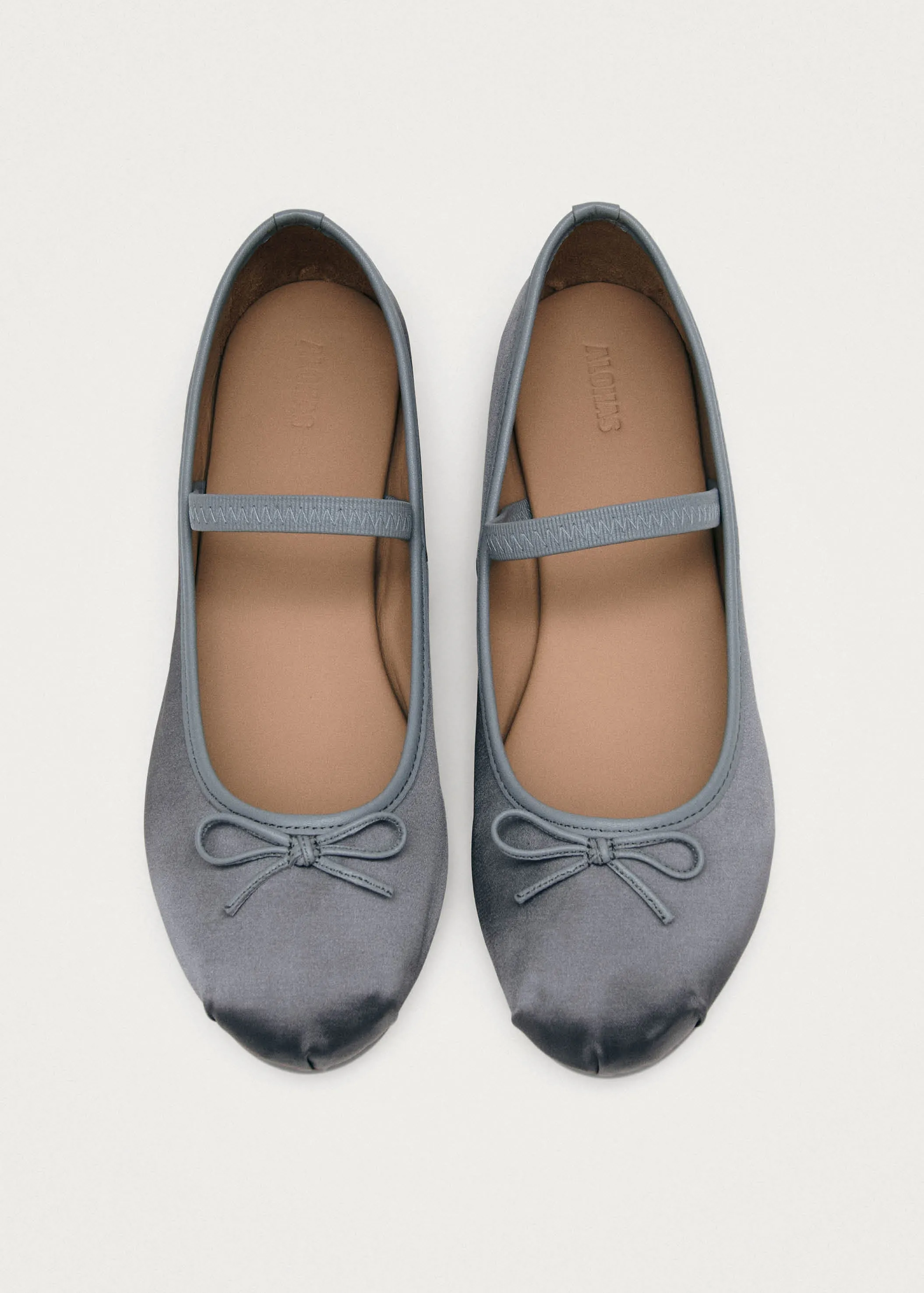 Odette Stone Grey Ballet Flats