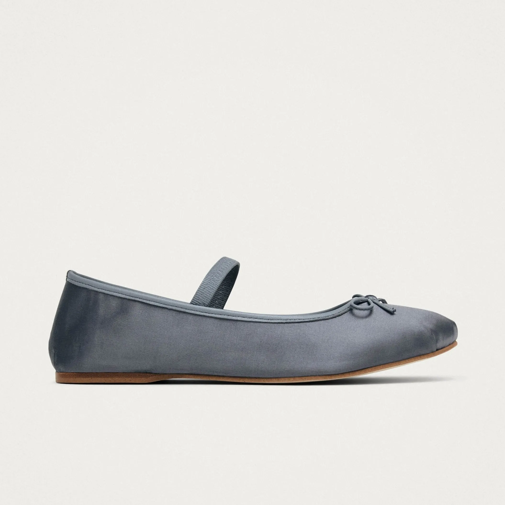 Odette Stone Grey Ballet Flats