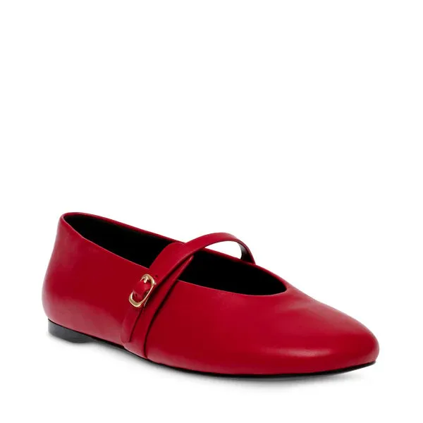 Rejoice Ballerinas RED LEATHE