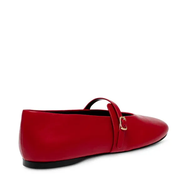 Rejoice Ballerinas RED LEATHE