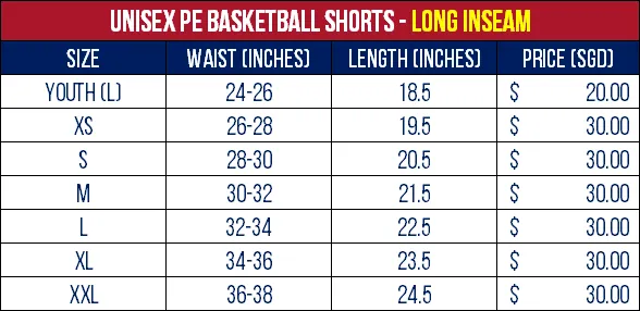 (SALES 2024/2025 ) Basketball Long inseam shorts - No Exchanges / No Returns