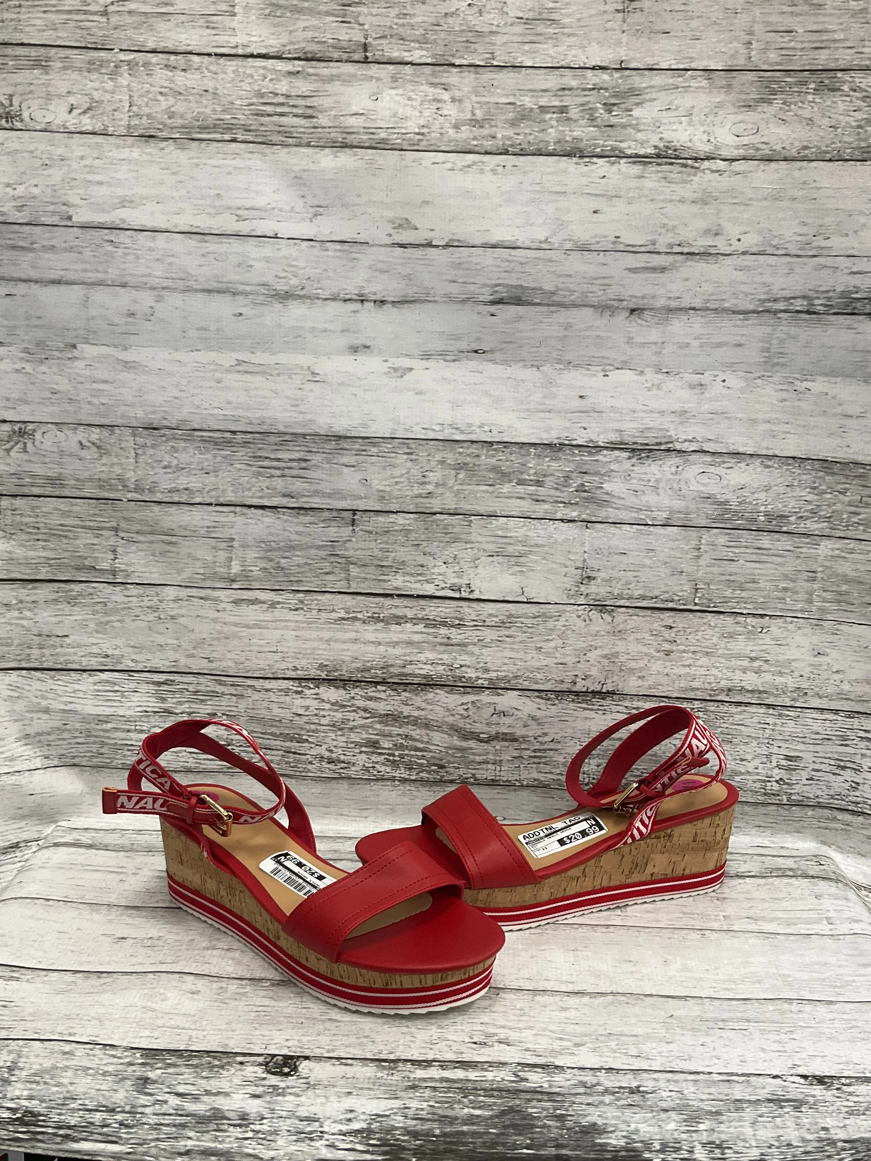 Sandals Heels Wedge By Nautica  Size: 11