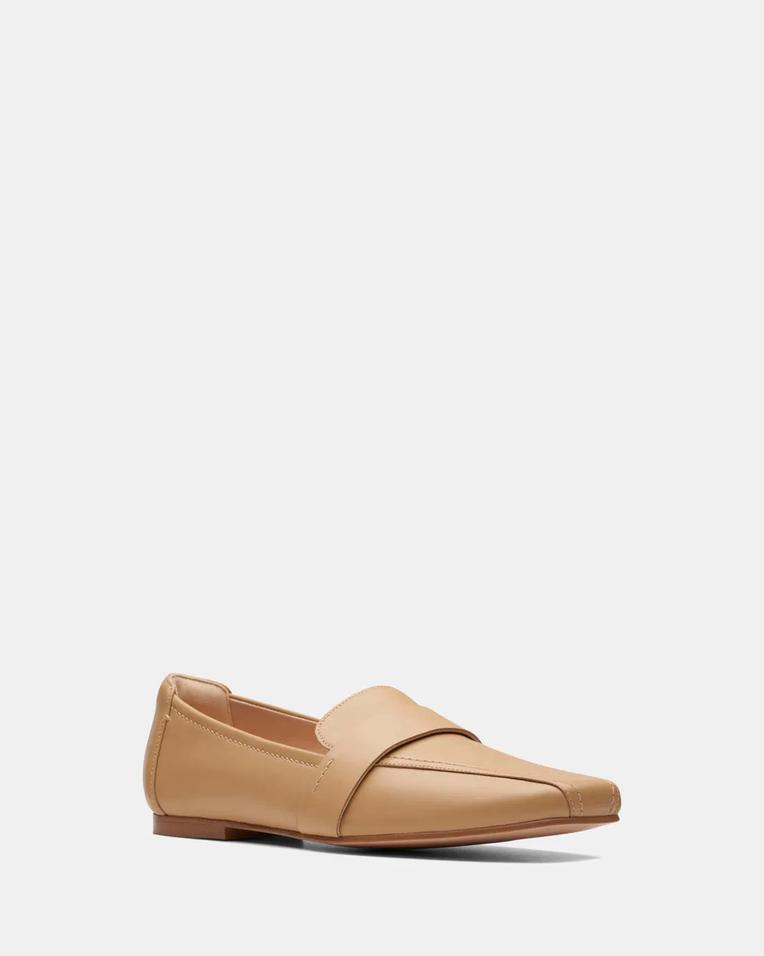 Seren Flat Camel Leather